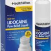 71RiUL7Q0-L._AC_SL1500_.jpg HealthWise 4% Lidocaine Roll-On | OTC Strength | Pain Relief Liquid | 2.5 oz. 73 mL | Non-Greasy, Unscented Formula | Topical Anesthetic