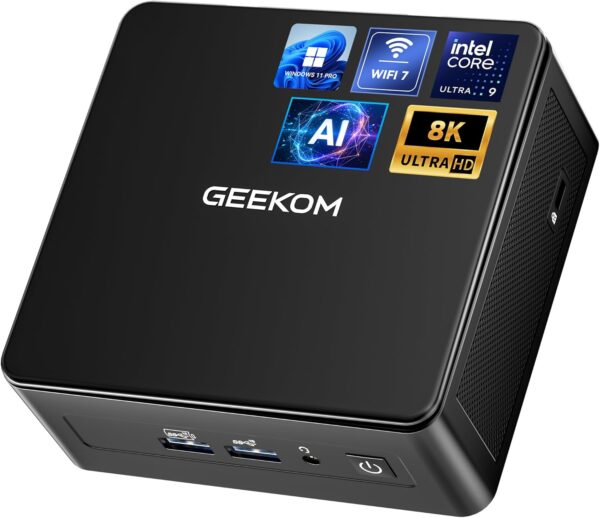 71SAqQoh9wL._AC_SL1500_.jpg GEEKOM IT15, The Most Powerful AI Mini PC with Intel Ultra 9 285H(15th Gen) 99 Tops | 32GB DDR5, 1TB SSD | Arc 140T GPU | WiFi 7, 8K Quad Display, Win11 Pro, Video Editing, Coding, and Multitasking