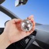 71T6i7PqZL._AC_SL1500_.jpg Disco Car Mirror Hanger,Bling Car Charm,Disco Ball Accessory-2 inches (Silver)
