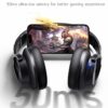 71T52ng5jSL._AC_SL1500_.jpg Picun B8 Bluetooth Headphones, 120H Playtime Headphone Wireless Bluetooth with 3 EQ Modes, Low Latency, Hands-Free Calls, Over Ear Headphones for Travel Home Office Cellphone PC Black