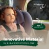 71U5txhZJRL._AC_SL1500_.jpg Car Window Shades For Baby • CERTIFIED UPF50+ UV Protection • DEKRA certified • Durable GSM105+ Nylon • Double Protection • Car Sun Shade For Baby • Universal Size
