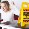 Boxer Mood Swing Novelty Warning Sign – Joke Gifts For Women Wife Or Girlfriend – Moody Teenager Gift – Office Secret Santa For Colleague, Yellow
