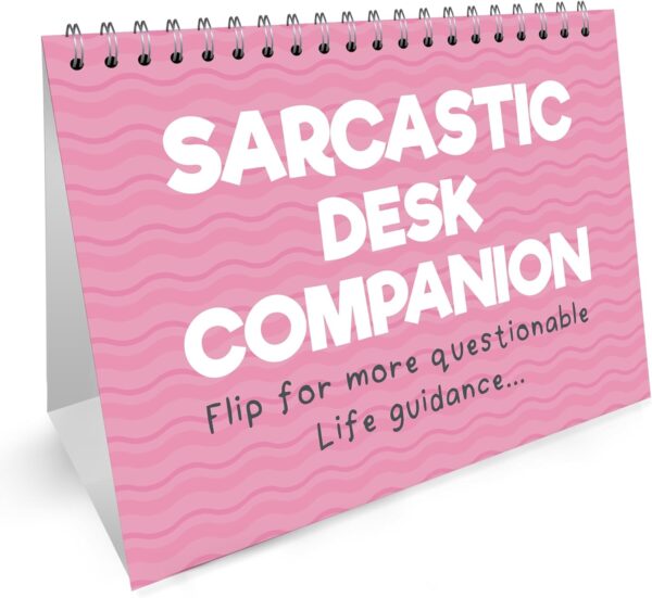 71XwnPnryML._AC_SL1500_.jpg RED OCEAN Sarcastic Office Desk Companion Flipbook Gift For Friend, Secret Santa Gift, Funny Quotes for Desk, Joke Office Gift, Funny Gifts For Women, Colleague Gifts For Birthday Christmas