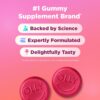 OLLY Hair Skin and Nails Gummies - Undeniable Beauty with Biotin 2500mcg Per 2 Gummies, Keratin & Vitamin C - Supports Healthy Hair, Skin, & Nails - Grapefruit Flavor - 60 Count