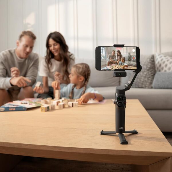 71YXt7exLL._AC_SL1500_.jpg DJI Osmo Mobile 8 Advanced Tracking Combo Gimbal Stabilizer for Phone, AI Native Tracking with Audio & Lighting, 360° Pan Rotation, Built-in Extension Rod&Tripod, 10h Battery