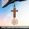 71Z5py8rUoL._AC_SL1500_.jpg Cross for Car Mirror Hanging Christian Gifts for Men, Dad, Women, Bible Study - Scan Phone for Daily Bible Verse Car Rearview Decor Accessories for Truck Driver, Jesus Religious Gift