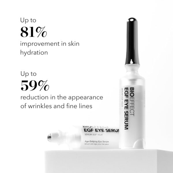 71ZFXYL96bL._SL1500_.jpg BIOEFFECT EGF Eye Serum with De-Puffer Rollerball | Age-Defying Under Eye Treatment with Epidermal Growth Factor for Fine Lines, Wrinkles, Puffiness & Sagging 6 mL / 0.20 oz