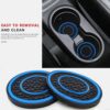 71ZGyVtFrYL._AC_SL1500_.jpg Car Cup Holder Coaster, 2.75 Inch Anti-Slip Shockproof Plastic Insulation Cup Mats Car Coasters Cup Holder Insert Universal Car Accessories Interior for Most Cars, SUV, Truck (Yellow,2)