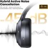 71a7KPVKn3L._AC_SL1500_.jpg Hybrid Active Noise Cancelling Bluetooth 6.0 Headphones 120H Long Playtime, 6 ENC Mic, Over Ear Headphones Wireless, Hi-Res Audio, Memory Foam Earcup, Transparency Mode ANC Headphone for Travel Office