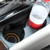 71a92BYJo5L._AC_SL1500_.jpg Car Cup Holder Coaster, 2.75 Inch Anti-Slip Shockproof Plastic Insulation Cup Mats Car Coasters Cup Holder Insert Universal Car Accessories Interior for Most Cars, SUV, Truck (Yellow,2)
