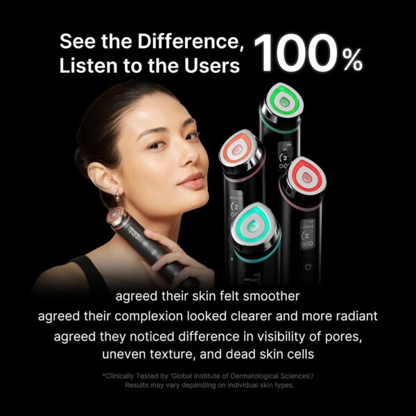 71b26itJKaL._SL1500_.jpg medicube Booster Pro | 6-in-1 Real Glass Glow Beauty Massager | for Clear, Radiant, Firmer-Looking Skin | Korean Skin Care | Black
