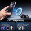 GizmoVine Vacuum Magnetic Car Phone Holder, MagSafe Car Mount for Dashboard & Windscreen, 360° Rotatable Foldable Mount for iPhone 17/16/15/14/13/12 Series, Samsung & Android