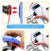 71cKu1BG5VL._AC_SL1500_.jpg Laven & Ivory Bike Phone Holder for 4.7-7.4'' Smartphones | 360° Rotatable Motorcycle Phone Mount with Quick Release Adapter | Secure Handlebar Riding Support