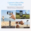 71cXydw6g5L._AC_SL1500_.jpg DJI Osmo Mobile 8 Advanced Tracking Combo Gimbal Stabilizer for Phone, AI Native Tracking with Audio & Lighting, 360° Pan Rotation, Built-in Extension Rod&Tripod, 10h Battery