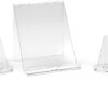 71cmEimTFDL._AC_SL1500_.jpg Osco Clear Acrylic Smartphone Dock Stand, Elegant Desk & Bedside Holder with Glass-Look Finish, Universal Mobile Compatibility, Non-Slip Feet, Compact 9×8.5×7.2 cm