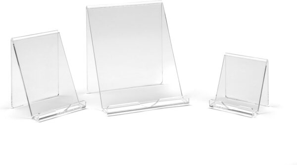 71cmEimTFDL._AC_SL1500_.jpg Osco Clear Acrylic Smartphone Dock Stand, Elegant Desk & Bedside Holder with Glass-Look Finish, Universal Mobile Compatibility, Non-Slip Feet, Compact 9×8.5×7.2 cm