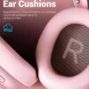 71eKNEBzXRL._AC_SL1500_.jpg Wentronic Y01 Wireless Noise Canceling Headphones Bluetooth 5.3 Over Ear Headphones with Microphone, Hi-Res Audio, 48H Playtime, Foldable Comfortable Earpads,Compatible with iOS,Android,PC, Pink