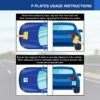 71foQX8E0ZL._AC_SL1500_.jpg ARVO 2 Pack Magnetic P Plates for Cars – Strong & Thick Learner Plates – No Melting, No Blow Off, Easy to Move Without Scratching Paint – 178mm x 178mm UK Road Legal Driver Signs