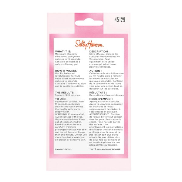 71fyPA0u5-L._SL1500_.jpg Sally Hansen Instant Cuticle Remover™, Nail Treatment, Fast Drying, Contains Aloe and Chamomile
