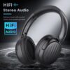 71g-ymrbRmL._AC_SL1500_.jpg Bluetooth Headphones with Active Noise Cancelling (ANC), Wireless Over Ear Bluetooth Headsets with 35H Playtime, HiFi Stereo Foldable Headphones with Foam Ear Cups for Sports, Travel, Black