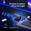 71gCllrMCZL._AC_SL1500_.jpg GEEKOM IT15, The Most Powerful AI Mini PC with Intel Ultra 9 285H(15th Gen) 99 Tops | 32GB DDR5, 1TB SSD | Arc 140T GPU | WiFi 7, 8K Quad Display, Win11 Pro, Video Editing, Coding, and Multitasking