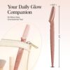 71gHNUKgbSL._SL1500_.jpg Kitsch Dermaplane Razor for Women Face – Face Razors for Women & Men, Eye Brow Razors & Face Shaver – Exfoliating Facial Razor & Dermaplaner as Skin Care Tool for Smoother Skin - Terracotta, 6 pcs