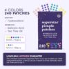 71gd630pNHL._SL1500_.jpg Livaclean 240CT Star Pimple Patches for Face w/ Hydrocolloid, Tea Tree oil & Salicylic Acid - Zit Stickers, Hydrocolloid Acne Patches for Face - Cute Pimple Patch, Acne Stickers