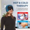 71gynfDJrML._AC_SL1500_.jpg Migraine Relief Cap Ice Head Wrap and Hat | Hot/Cold Gel Pack with Face and Eye Mask Compress for Headache Relief - Black