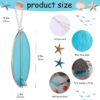 Surfboard Car Decor Charm Beach Rear View Mirror Accessories Stained Glass Car Accessories Ocean Decor Hanging Sun Catcher Surfer for Women Man