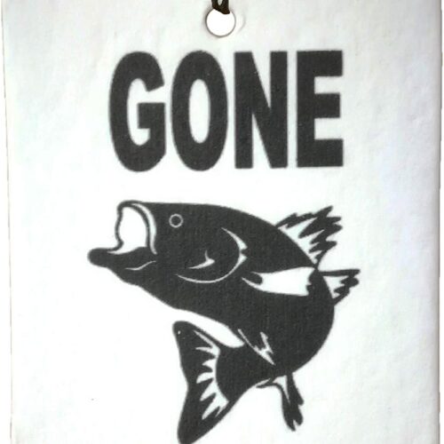 71hd5Zc5gtL._AC_SL1500_.jpg Gone Fishing Car Air Freshener (Fun Birthday/Xmas Christmas Stocking Filler/Secret Santa/Novelty Scented Gift)