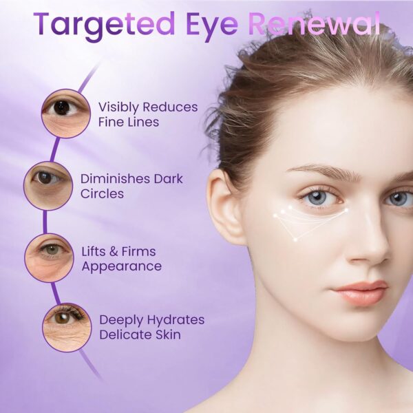 71heGzzu1L._SL1500_.jpg Retinol Eye Cream for Dark Circles and Puffiness, Hydrating Under Eye Cream for Dark Circles, Anti Aging Dark Circle Eye Cream for Fine Lines, Wrinkles, Firming Eye Contour, 1.06 oz