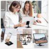 71iVVgFkujL._AC_SL1500_.jpg Euqvunn Stable Base Phone Stand - Height Adjustable, 360° Free Rotation Holder for All Mobile Phones & Tablets, black