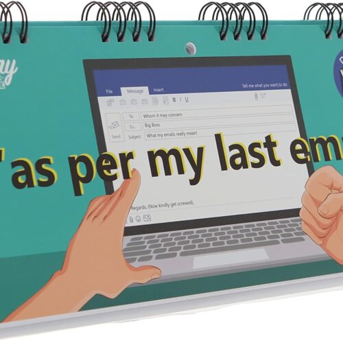 71iru8S2MAL._AC_SL1500_.jpg Boxer Gifts As Per My Last Email Flipbook – Office Secret Santa Gifts For Colleagues – Boss Gift - Novelty Desk Signs - Fun Desk Accessories