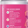 71j5XBLQoLL._AC_SL1500_.jpg OLLY Hair Skin and Nails Gummies - Undeniable Beauty with Biotin 2500mcg Per 2 Gummies, Keratin & Vitamin C - Supports Healthy Hair, Skin, & Nails - Grapefruit Flavor - 120 Count