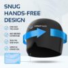 71jWfYW3IQL._AC_SL1500_.jpg Migraine Relief Cap Ice Head Wrap and Hat | Hot/Cold Gel Pack with Face and Eye Mask Compress for Headache Relief - Black