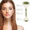 Jade Roller & Gua Sha Set 5-in-1, Full Body Massage Tools | Gua Sha Facial Tool Set Portable cooling Xiuyan Jade design for skincare, travel and gifting.