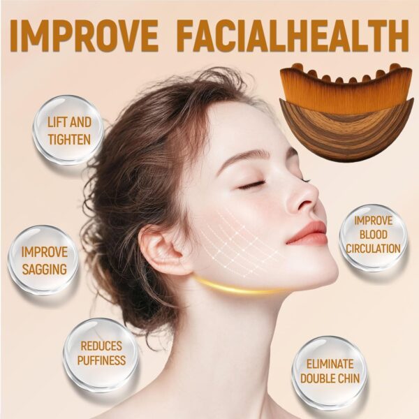 71kT0zVcCL._AC_SL1500_.jpg Lymphatic Contour Face Brush,Dry Lymphatic Contour Face Brush Soft Set,Lymphatic Drainage Massager for Face,Chin & Neck Relaxation,Portable Beauty Tool with Travel Case. Style B