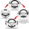 Cartoon Steering Wheel Cover 15 Inch Car Truck SUV Universal Steering Wheel Cover Durable Breathable Soft Snug Grip Protector Car Accessories.