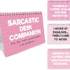71lFAmQOSuL._AC_SL1500_.jpg RED OCEAN Sarcastic Office Desk Companion Flipbook Gift For Friend, Secret Santa Gift, Funny Quotes for Desk, Joke Office Gift, Funny Gifts For Women, Colleague Gifts For Birthday Christmas