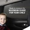 Set Car Shades (rear side doors) compatible with Volkswagen Tiguan II 2016-2024 (excl. Allspace) (2-pieces) Custom-Fit Sunshades for Cars