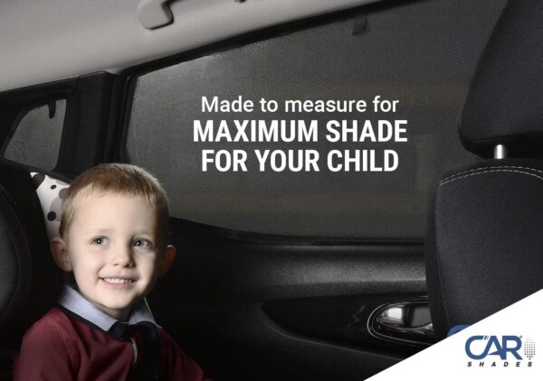 Set Car Shades (rear side doors) compatible with Volkswagen Tiguan II 2016-2024 (excl. Allspace) (2-pieces) Custom-Fit Sunshades for Cars