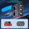 71mDb7EgyWL._AC_SL1500_.jpg SONRU 120W Fast Car Charger Adapter, Cigarette Lighter Usb Charger,12/24V Multi Sockets Cigarette Lighter Adapter & Splitter, Double Plug Port in Car Charger For iPhone/Samsung & All Car Devices