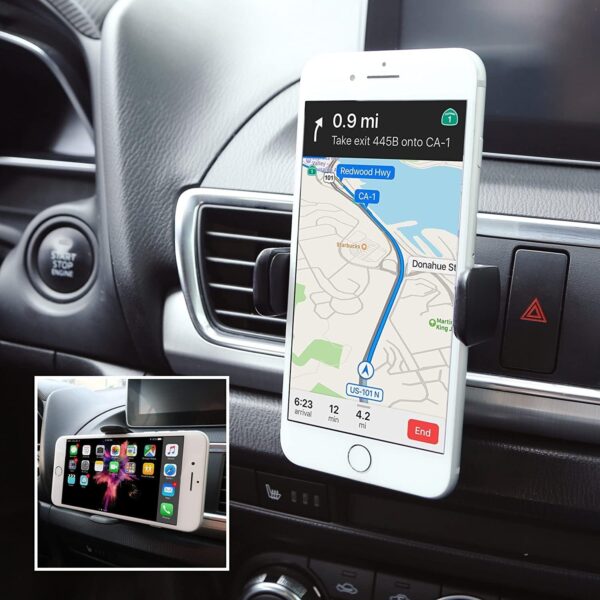 71mgQwGY58L._AC_SL1500_.jpg Kenu Airframe Pro, Car Holder for Smartphones, (360 Degree Pivot), (Expandable Secure Grip), Air Vent Mobile Phone Cradle - Black