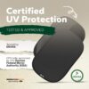 71oBl8v30mL._AC_SL1500_.jpg Car Window Shades For Baby • CERTIFIED UPF50+ UV Protection • DEKRA certified • Durable GSM105+ Nylon • Double Protection • Car Sun Shade For Baby • Universal Size