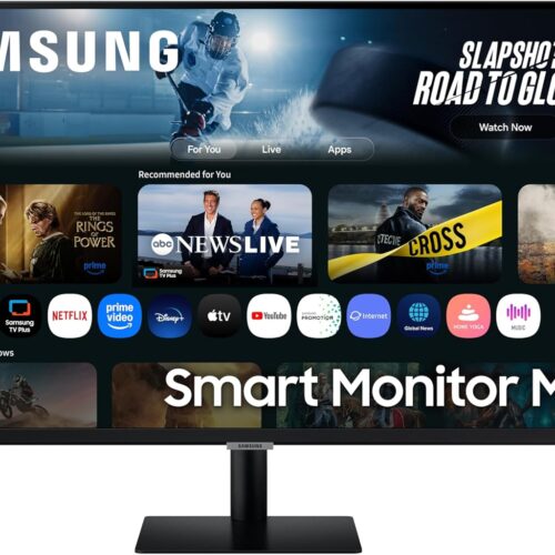 71ocEY3tmXL._AC_SL1500_.jpg Samsung LS32FM702UUXXU 32" 4K Ultra HD HDR10 Smart Monitor with Speakers - 3840x2160, USB-C, HDMI, WiFi, Bluetooth, Smart Hub for TV streaming, Catch Up Apps and Gaming Hub