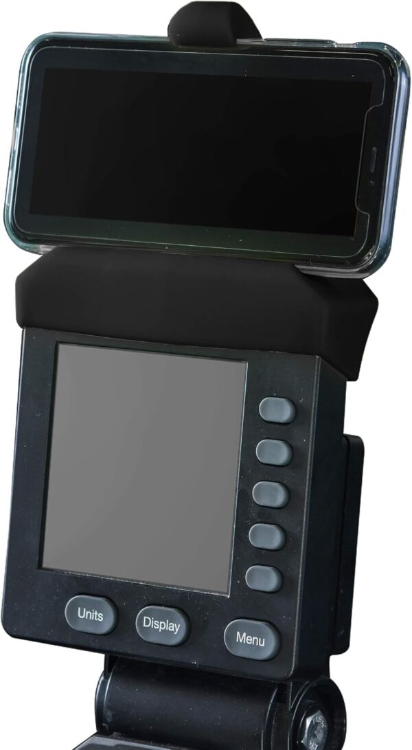 Phone Holder Made for PM5 Monitors of Rowing Machine, SkiErg and BikeErg - Silicone Fitness Products
