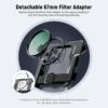 71p-nHpNCJL._AC_SL1500_.jpg NEEWER Universal Smartphone Video Rig with Handles 67mm Filter Adapter Anti Drop Cold Shoe Compatible with DJI Mic iPhone Samsung Galaxy Android, Phone Cage Stabilizer for Video Recording, PA017