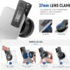 71p3TtpaOWL._AC_SL1500_.jpg NEEWER BASICS 2 In 1 Phone Camera Lens Accessories Kit, HD 0.45x Wide Angle + 15x Macro, 37mm Lens Clamp Compatible with iPhone Samsung Android Smartphone, LS-67