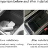 71pRxooi51L._AC_SL1500_.jpg Car Center Console Storage Organizers ABS Construction For Jaecoo J7 PHEV 2025 Vehicles Center Console TRay Car Armrest Box ABS