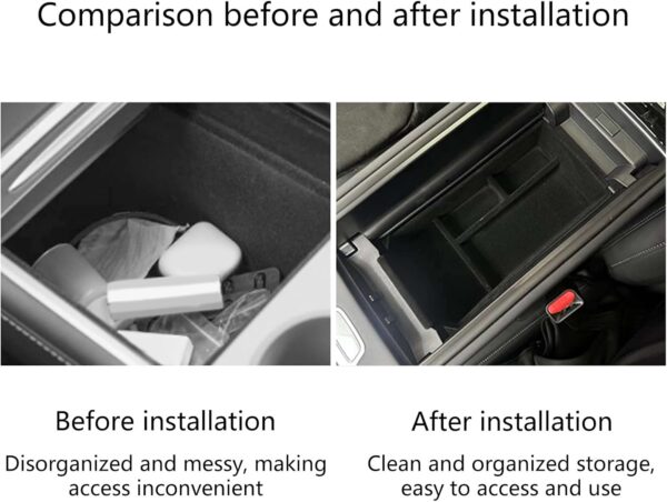 71pRxooi51L._AC_SL1500_.jpg Car Center Console Storage Organizers ABS Construction For Jaecoo J7 PHEV 2025 Vehicles Center Console TRay Car Armrest Box ABS